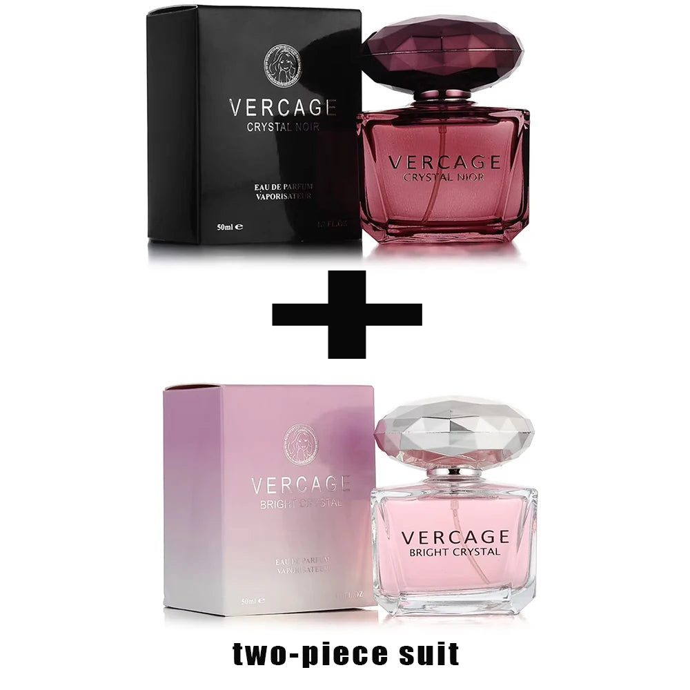 50ml Crystal Diamond Sweet Love Crystal Powder Diamond Black Crystal Lady Eau De Toilette Fragrance  Flower Spary Woman Perfumes