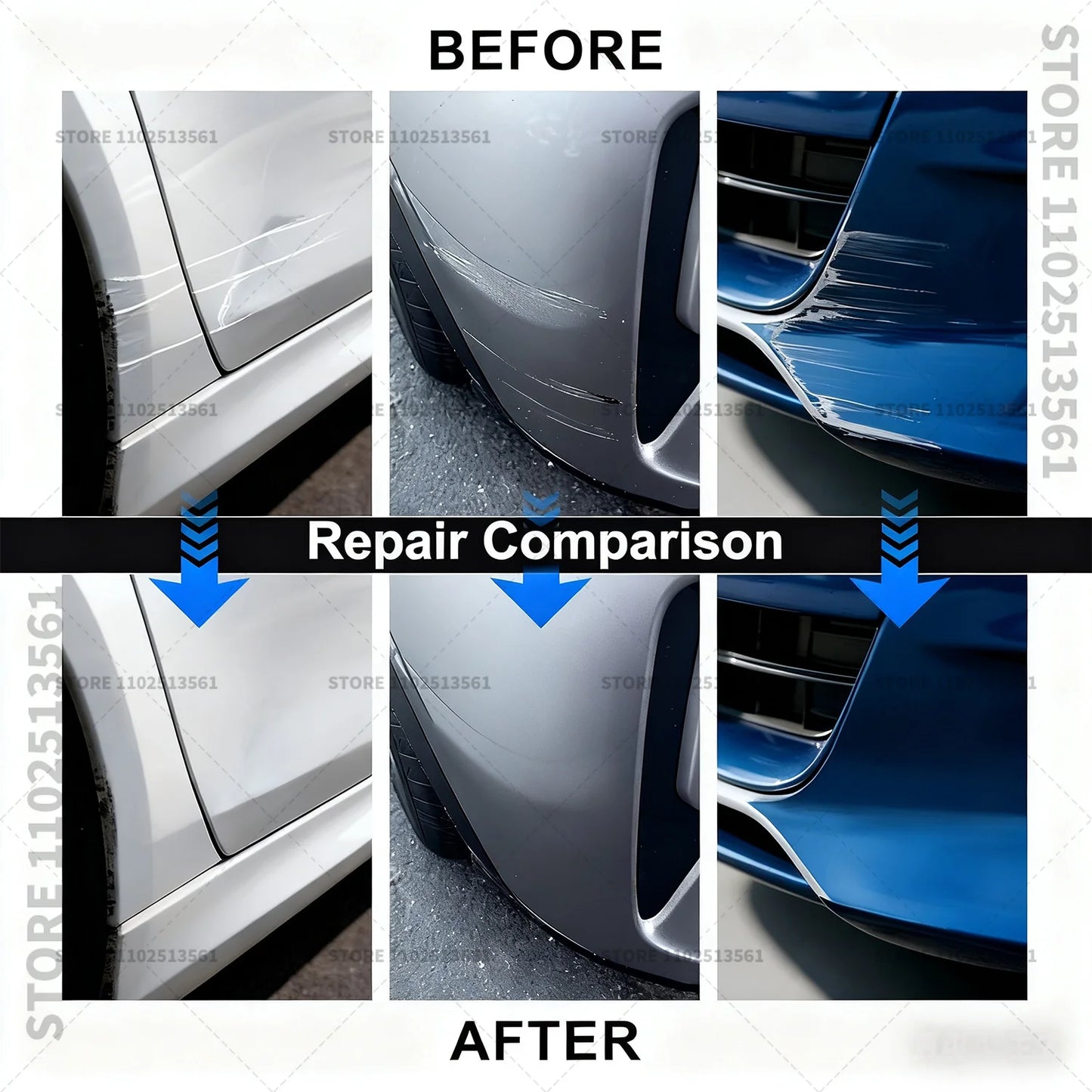 For Volkswagen Beetle Car Paint Repair Pen Touch Up Scratch Remover DIY Auto Accessories White Blue LZ5W Yellow 9U Black C9X