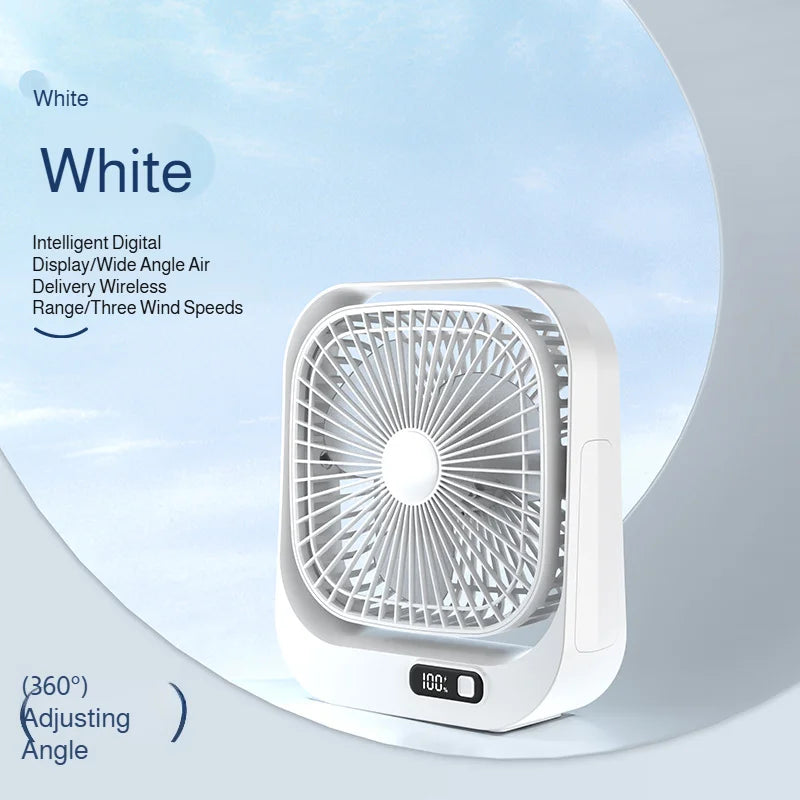 【wholesale】Household Mini Bladeless Tower Fan Portable USB Vertical Electric Fan