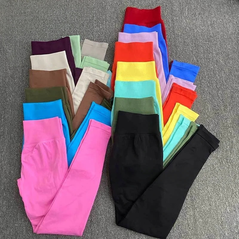 Women Impact High Waist Yoga Leggings Breathable Stretchy Soft Comfy Non‑See‑Through Butt Lifting Tummy Control Workout Fitness