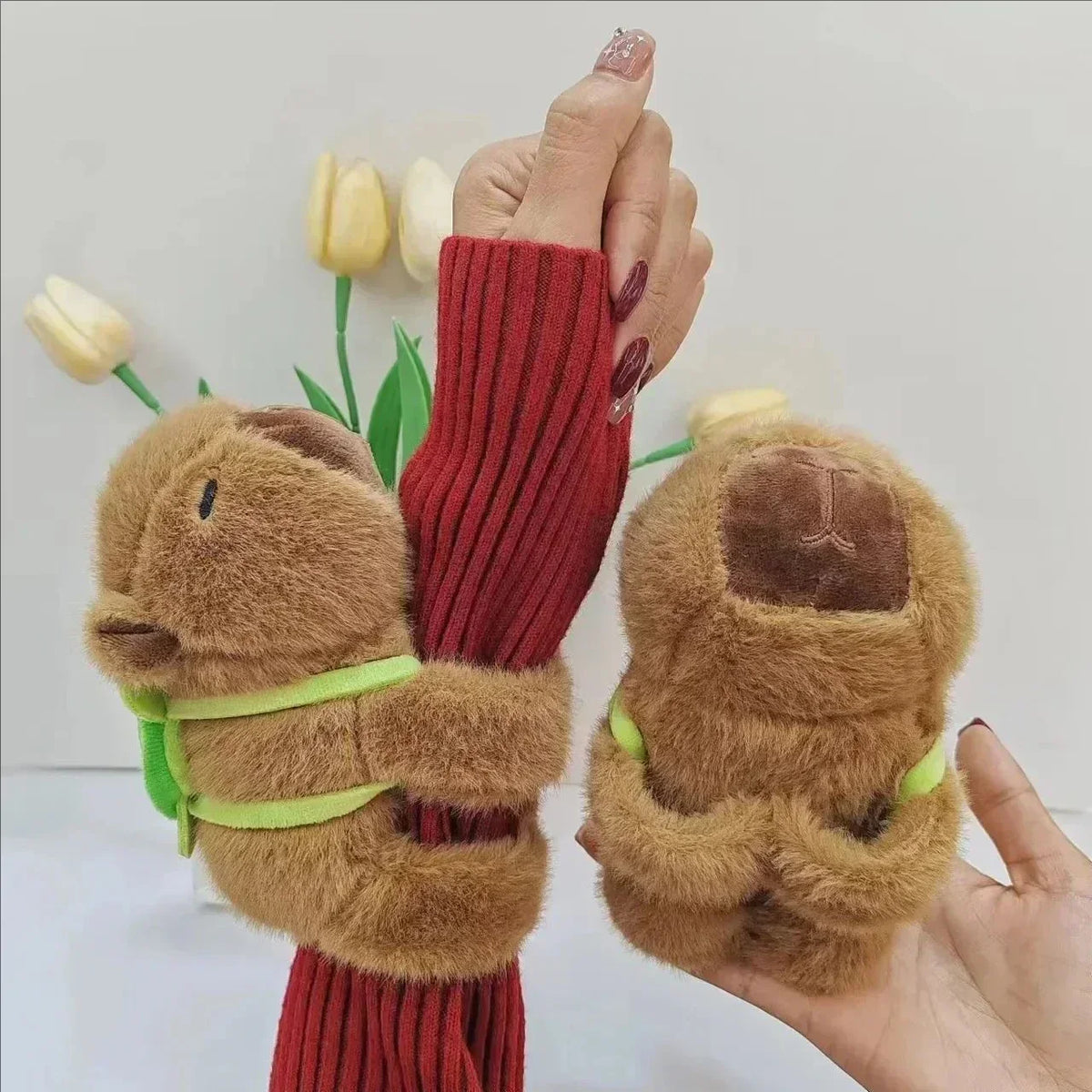 5PCS Plush Doll Wrist Rings
