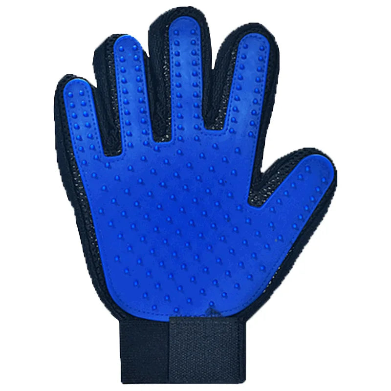 Pet Hair Remover Gloves Cat Dog Massage Bathing Cleaning Grooming Supplies Silicone Hair Sticking Removal Brush
