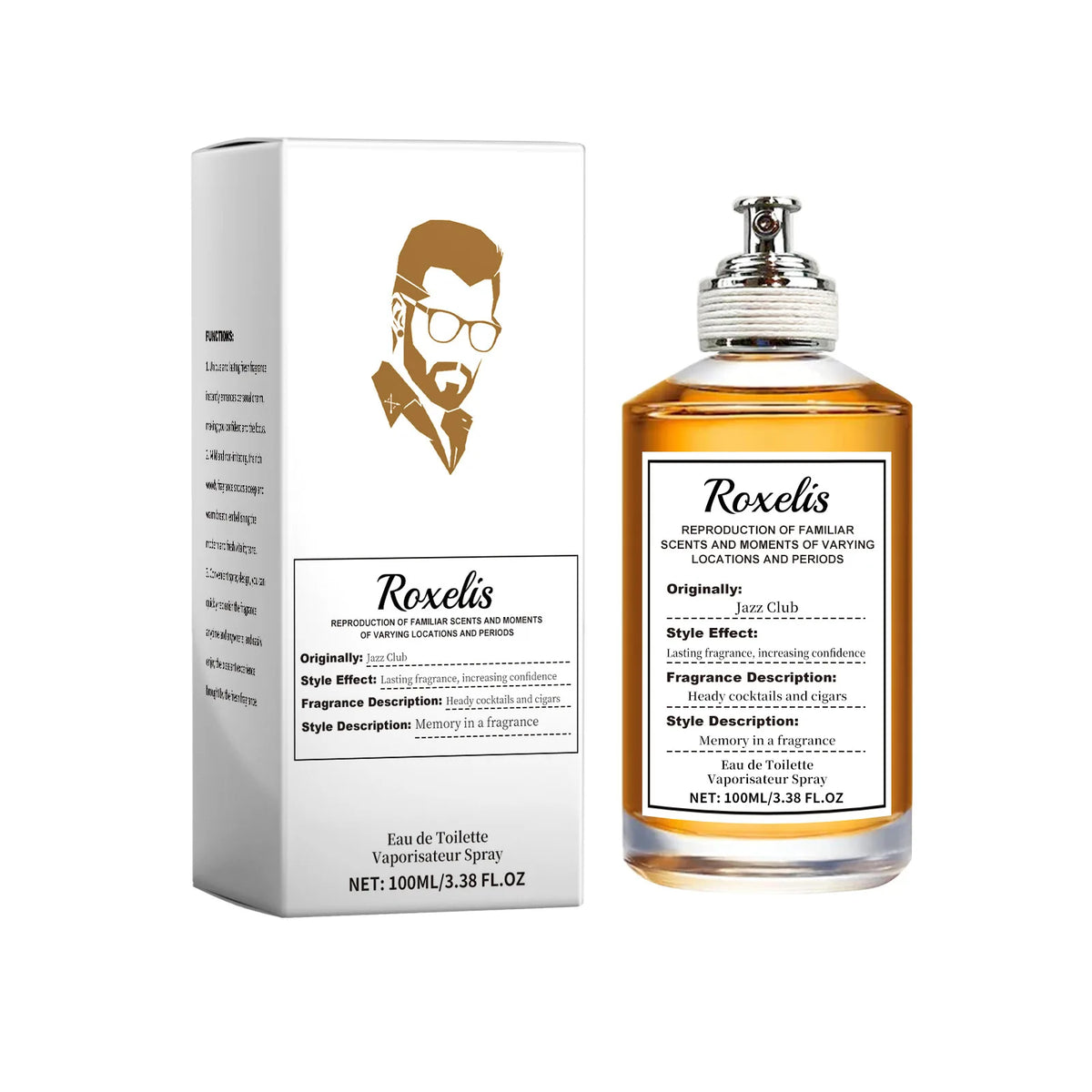 Roxelis Jazz Wood Tobacco  Perfume for Man