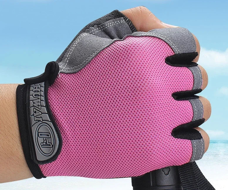 Gym Gloves for Men Women Fingerless Training Cycling Gloves Sports Fitness Motorcycle Mtb Anti-slip Gloves Bicycle Accessories