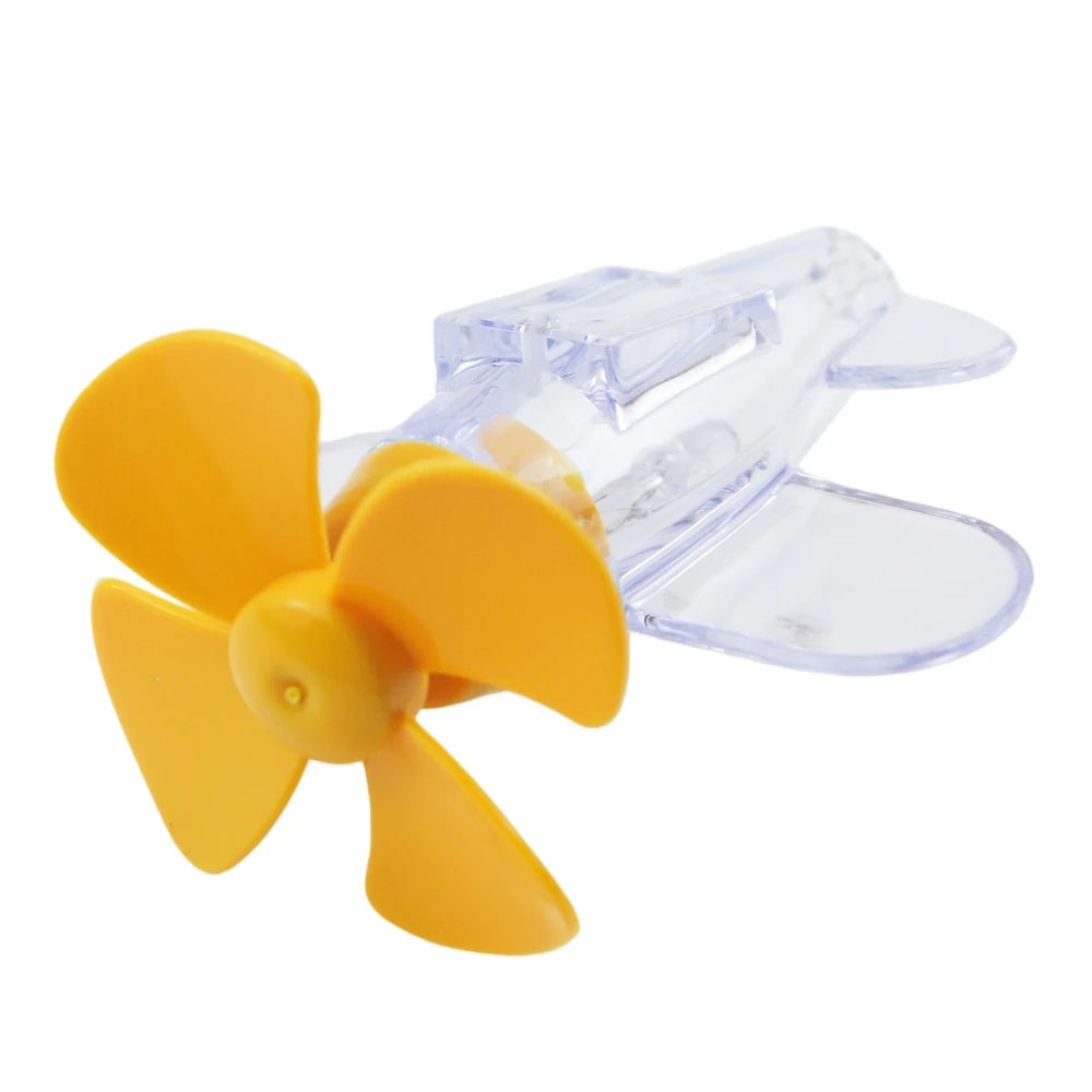 Rotatable Luminous Wind Power Plane Ornament Auto Motorbike Cycling Night Decoration Lamp