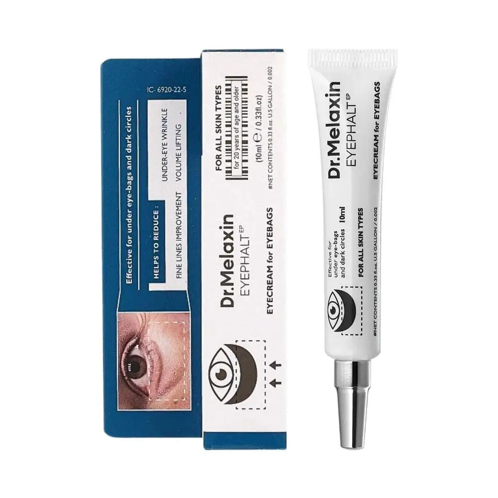 Dr Melaxin Eye Cream 10ml Firming Repair Improves Elasticity Reduces Puffiness Fine Lines Sunken Areas Tear Trough