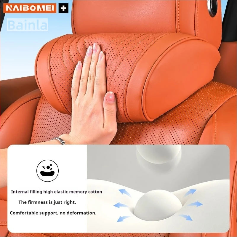 For Leapmotor C10 C11 C16 B10 C01 B01 2026, Car Headrest Neck Support Seat Lumbar Cushion Adjustable Breathable Soft,Accessories