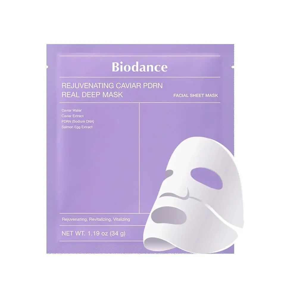 Korean Bio-Collagen Moisturizing Gel Mask Retinol Firming Enhance Skin Elasticity Shrink Pores Barrier Repair Facial Glowing