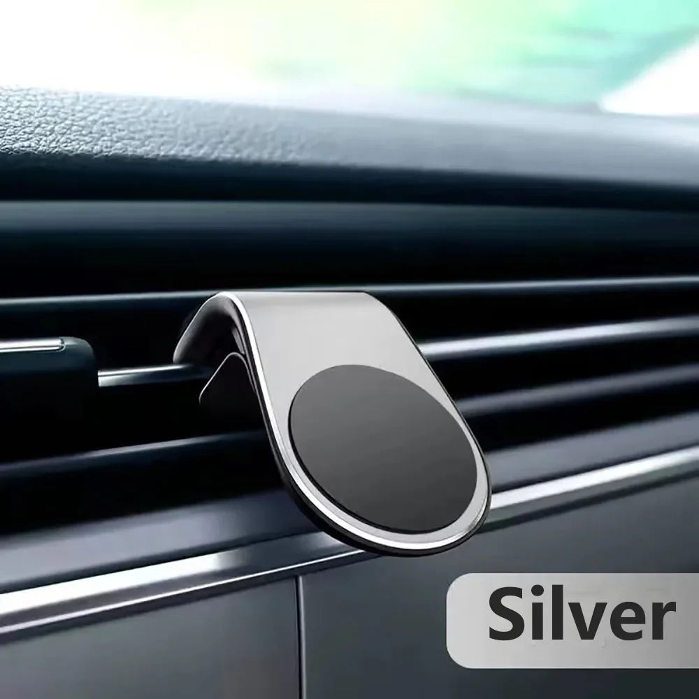 L-Type Universal Phone Holder in Car Phone Stand Magnetic Clip for Mount Car Magnetic Phone Holder Suit to All Model Cellphone