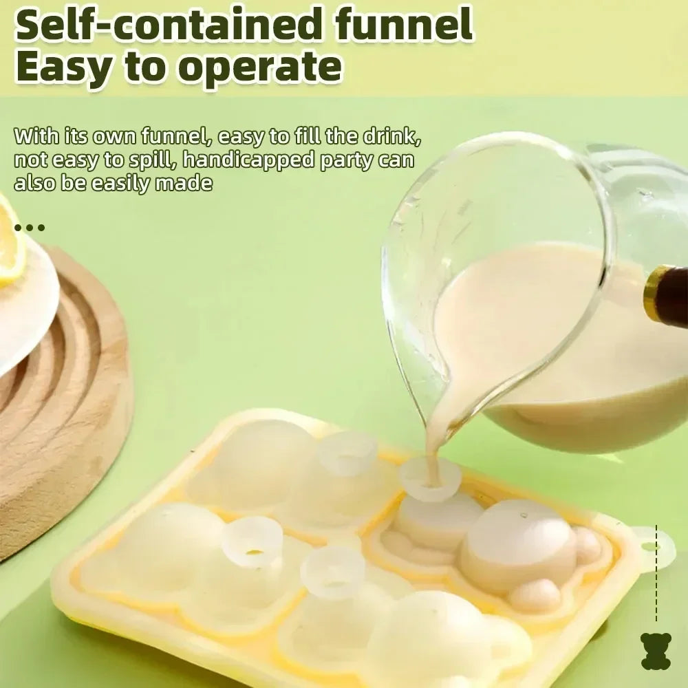 Teddy Bear Silicone Ice Tray