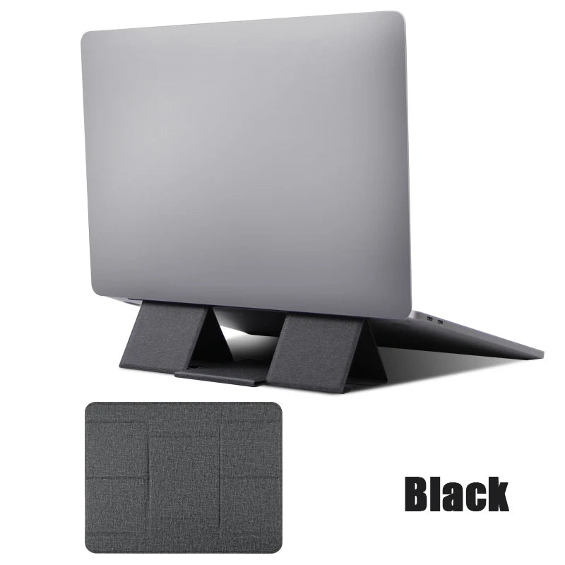 New Laptop Stand for Desk Foldable Magnetic Desktop Tablet Holder Lightweight Bracket Cooling Slim Laptop Stand Adjustable Mount