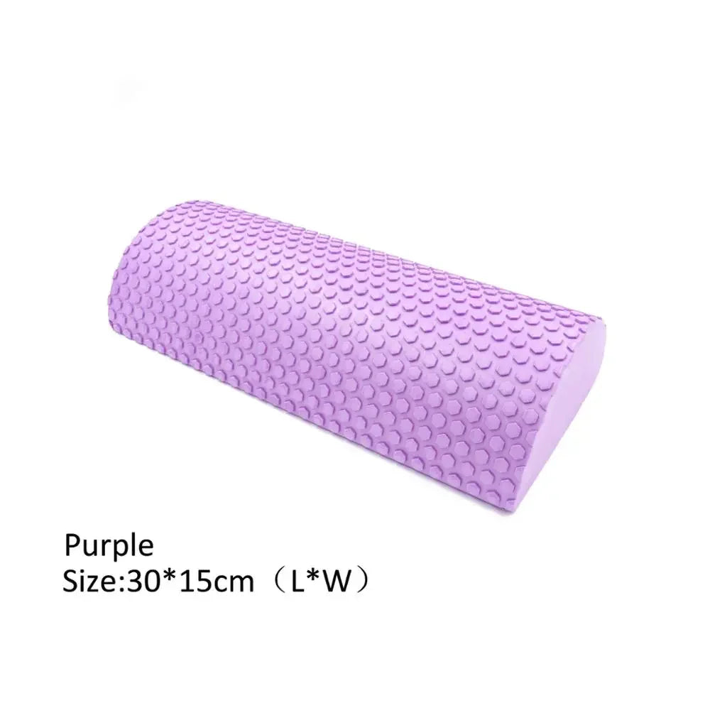Half Round EVA Massage Foam Roller Yoga Pilates Fitness Equipment Balance Pad Yoga Blocks with Massage Floating Point 30-45cm