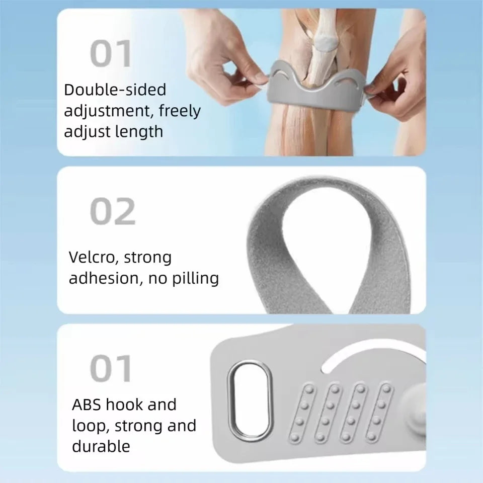 Patella Knee Strap Adjustable Silicone Patellar Tendon Support Strap Patella Knee Brace Reusable Patella Band Stability Support
