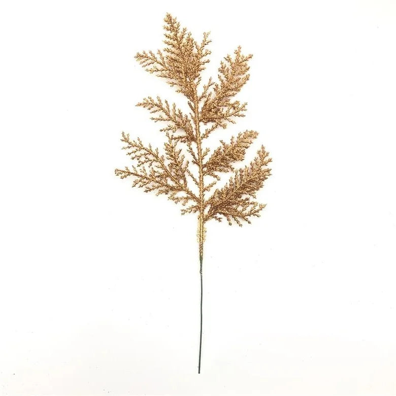 10/20Pcs Glitter Artificial Leaves Bundle Xmas Christmas Tree Decoration Vase Arrangement Home Party DIY Floral Garland Decor