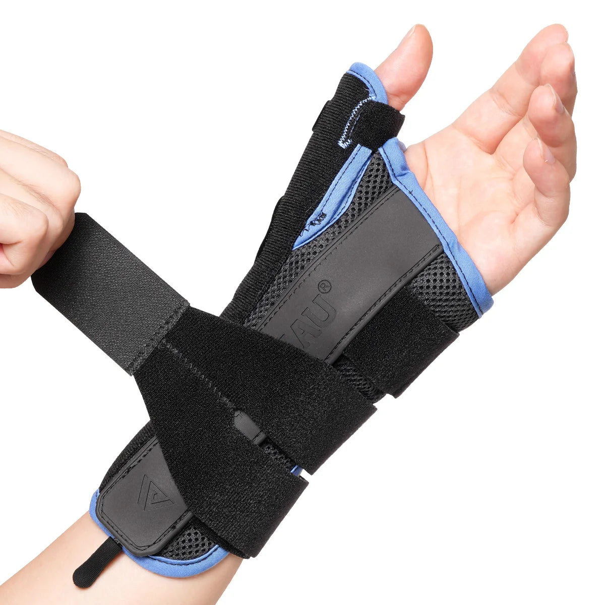 VELPEAU Wrist Brace with Thumb Support for Men Women, Breathable Wrist Splint for Arthritis Pain, Sprain and Hand Fixation