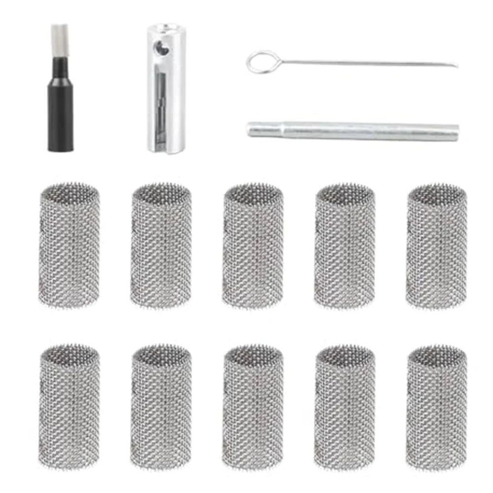 14pcs Glow Parking Heater Special Repair Tool Atomizing Mesh Thimble Wrench Kit Heater Ignition Maintenance Tool