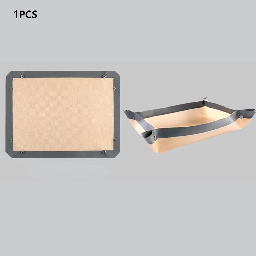 BUYYES Baking Mat Silicone Leakproof Cookie Tray Non-stick Baking Basket Heat Resistant Oven Liner Home Kitchen Tools Baking Mat