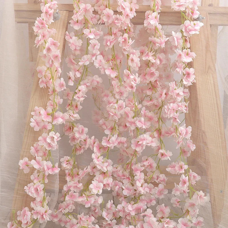 Kahaul Silk Cherry Blossom Vine