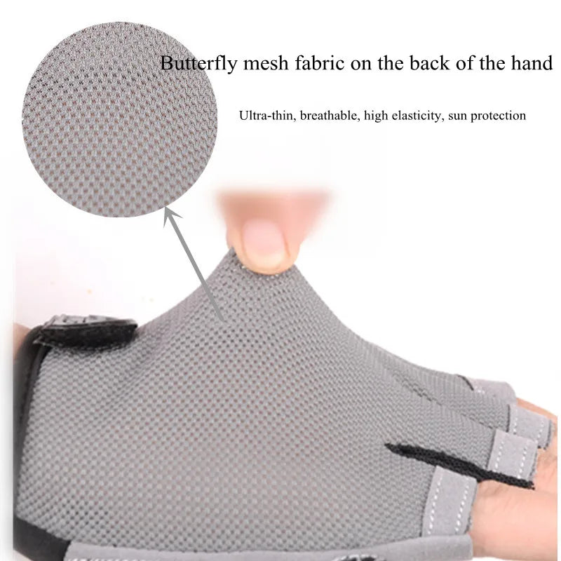 Half Finger Gel Weight Lifting Gloves Men Women Breathable Anti-slip Workout Gloves Summer Gym Yoga Sport Training Hand Gloves