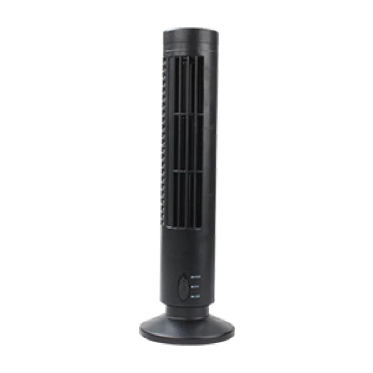 【wholesale】Household Mini Bladeless Tower Fan Portable USB Vertical Electric Fan
