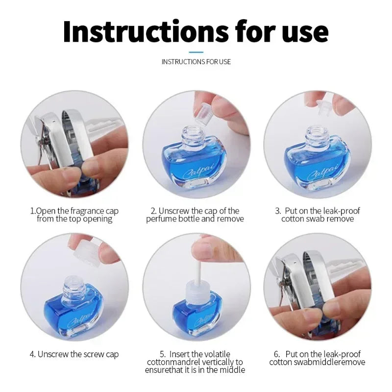Car Air Fresheners Automotive Air Outlet Fragrance and Creative Perfume Air Scented Car Outlet Diffuser Neutralizer Accesories