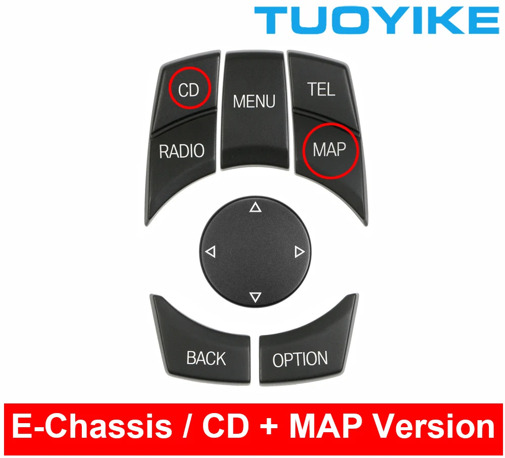 Car Interior Console CIC i-Drive Multimedia Control Button For BMW 1 3 5-Series X1 E84 X5 X6 E70 E71 E81 E82 E90 E91 E92 E60 E61