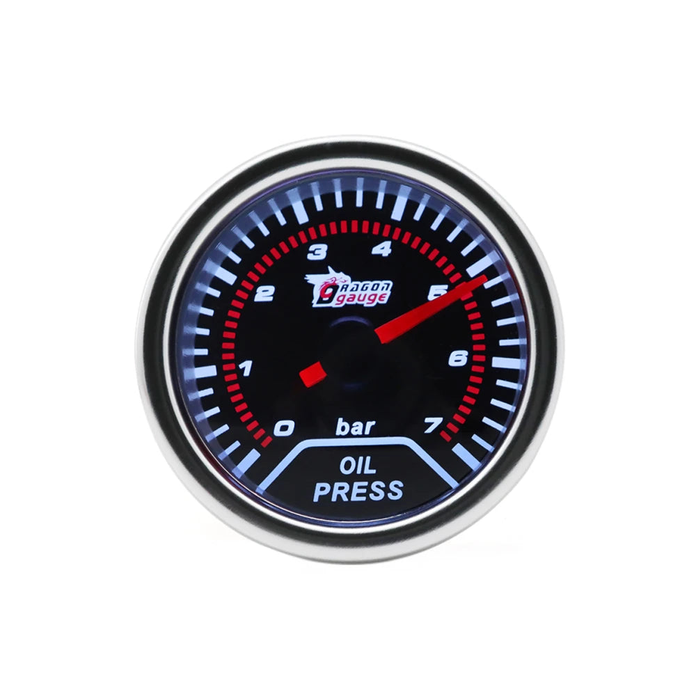 2" 52mm Universal 12V Car Turbo Boost Gauge BAR PSI Vacuum Water Temp Oil Temp Oil Press Exhaust Temp Gauge Tachometer RPM Meter