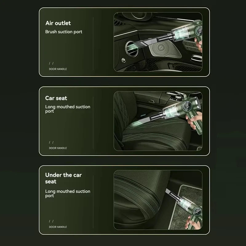 9800000pa Wireless Automobile Handheld Vacuum Cleaner Wet Dry Dual-use High Power Electric Appliance Cleaner Car Home 2026 New