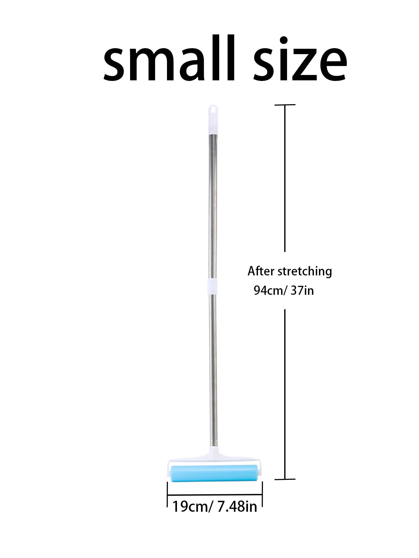 Washable Reusable Hair Sticking Device With Extendable Handle For Sticking Clothes Bed Sheets Dust Pet Flooring Carpet Cleaning