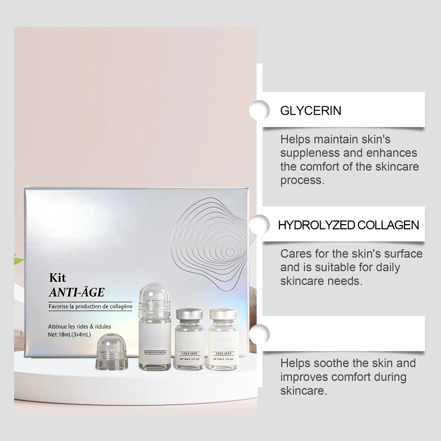 Collagen Boost F6T Essence Kit Anti-Aging Lifting Hydrating Anti-Wrinkle Brightening Nourishing Facial Skin Care