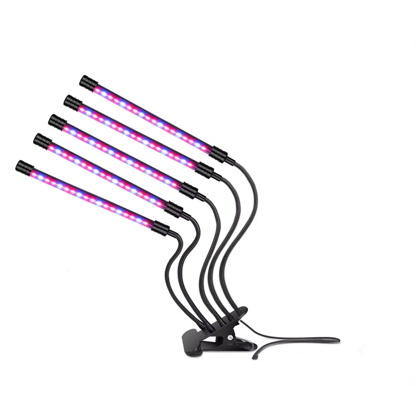 LED USB Grow Light Plants 5V Full Spectrum Light Home Flower Seedling Clip Phyto Lamp Dimmable Timing Control 3/9/12Hours