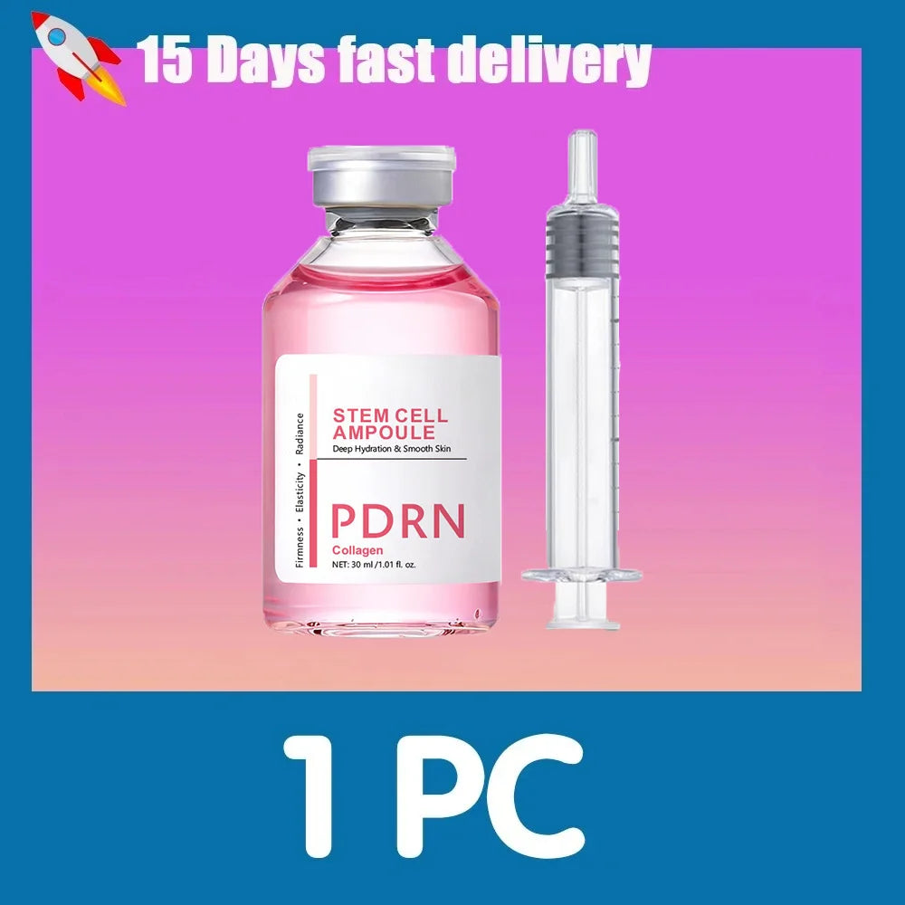 Stem Cell Serum PDRN Ampoule Collagen Moisturizing Anti-Aging Essence Reduce Fine Lines Wrinkle Tighten Brighten Face Skin 1PCS