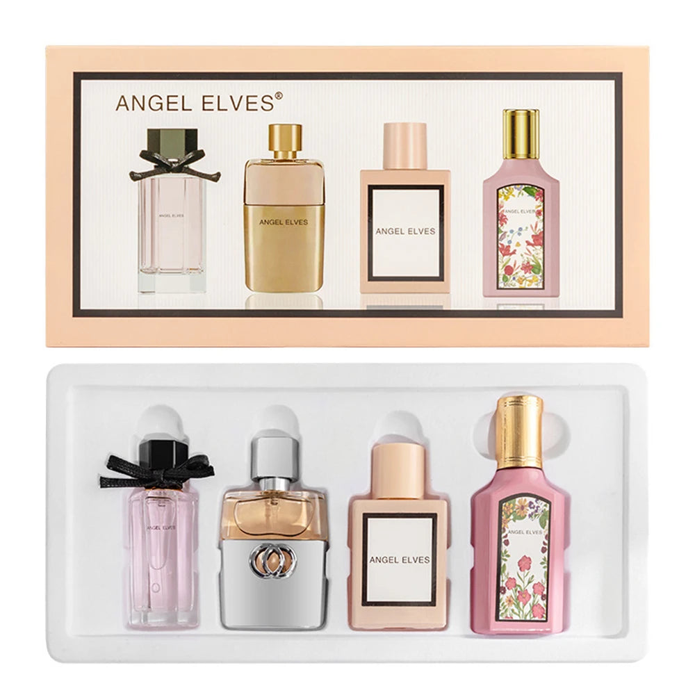 Original High Grade Perfume Women 향수 Floral Scent Spray Feminino Perfumes De Mujer 120ml духи женские стойкие Gift Box 4Pcs Set