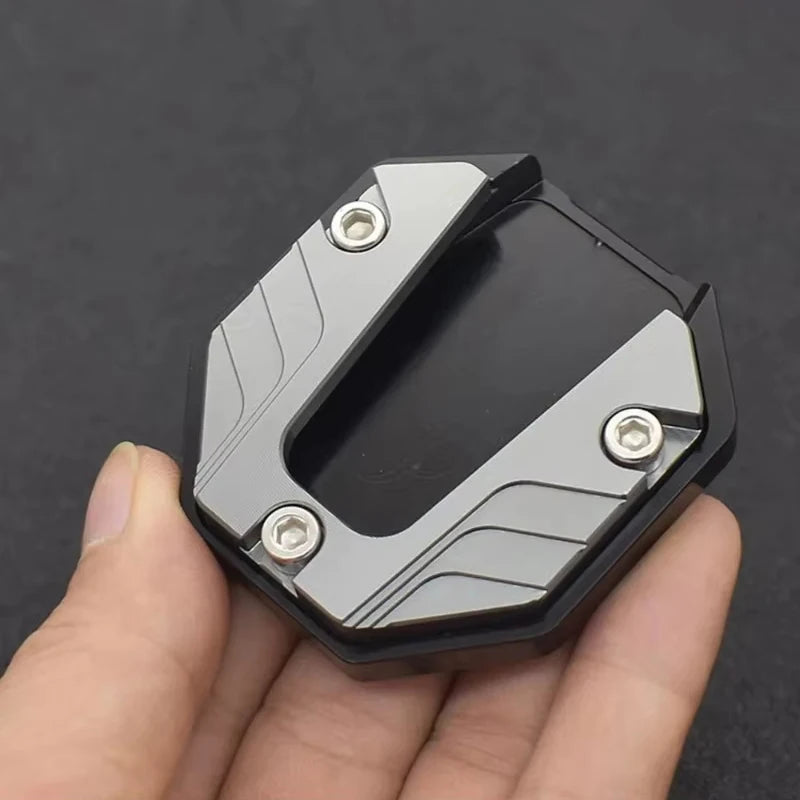 Motorcycle Bikes Kickstand Extender Foot Side Stand Extension Foot Pad Support Plate Motorcycle Accessories NEW 2026