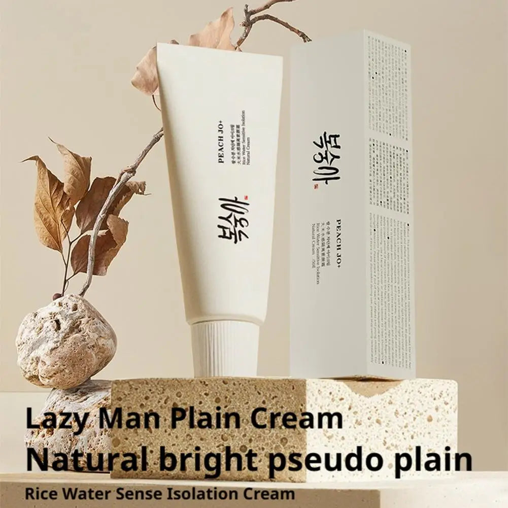 Korean Rice SPF50+ Sunscreen Face Body Waterproof Anti UV Moisturizing Facial Sunblock Isolation Cream Light-feeling Concealer