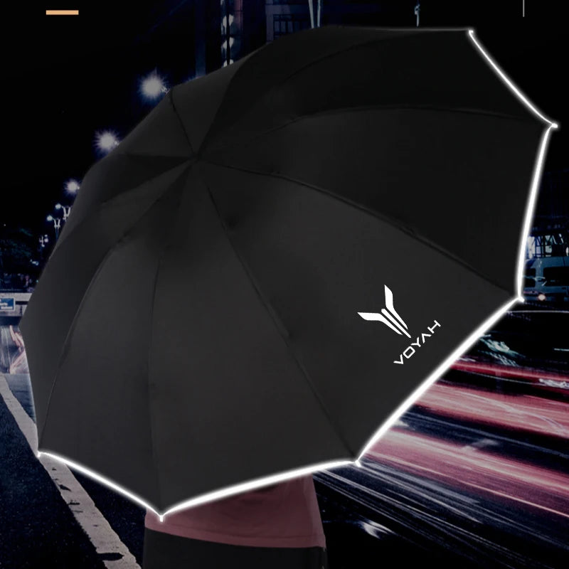 For Dongfeng Voyah Free Dreamer Passion Zhuiguang H53 2022 2023 2024 Car Fully Automatic Folding Windproof Umbrella Accessories