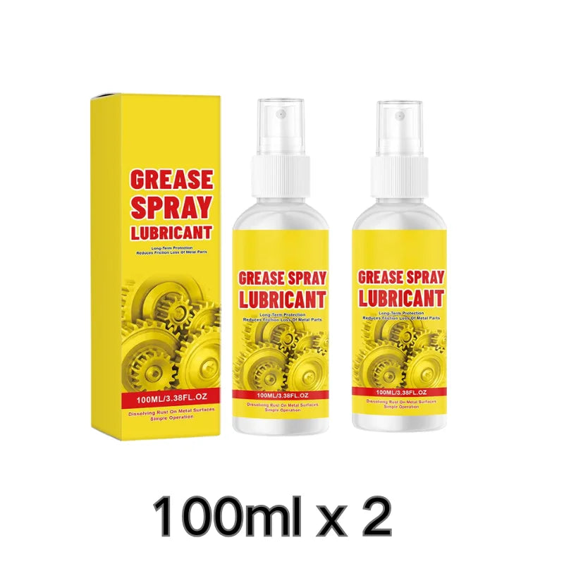 Multi-Use Grease Lubricant Spray Anti-Rust Friction Reducer For Tools Rust Remover Lubricant Spray For Quick Rust Dissolution