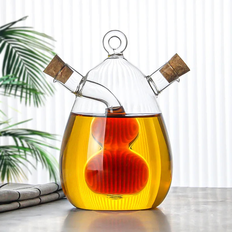 2-in-1 Glass Oil Jug