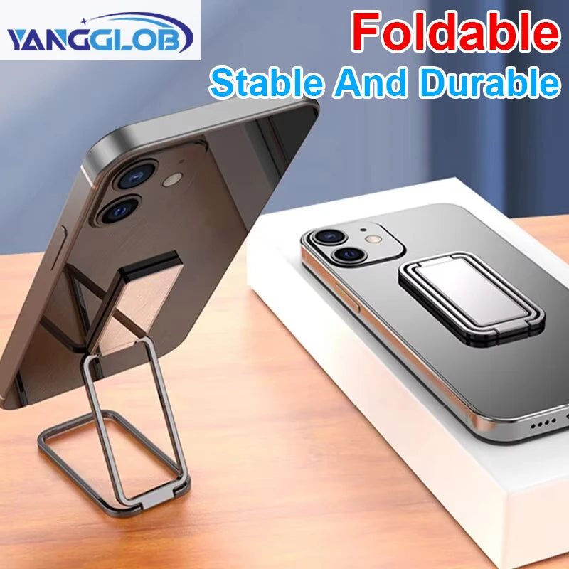 Metal Universal Finger Ring Phone Holder Stand Bracket Mini Phone Holder 360 Degree Rotating for Mobile Phone Pad Back Sticker