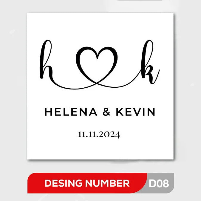 50pcs Wedding Chocolate Packing Papers Engagement Label Stickers for Party Chocolate Favors Wedding Table Decoration