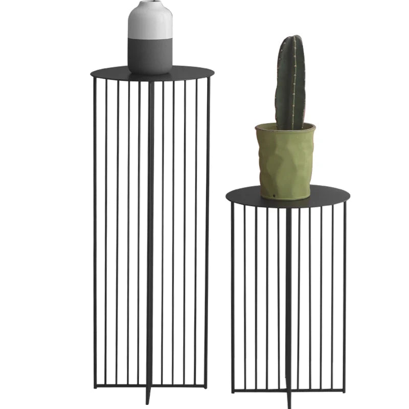 Wrought iron floor-to-ceiling flower stand tall plant stand living room flower shop flower pot