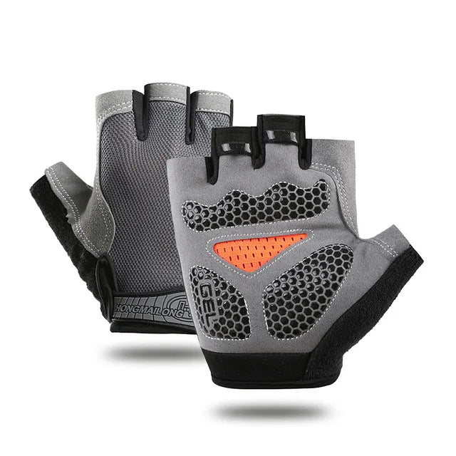 Half Finger Gel Weight Lifting Gloves Men Women Breathable Anti-slip Workout Gloves Summer Gym Yoga Sport Training Hand Gloves