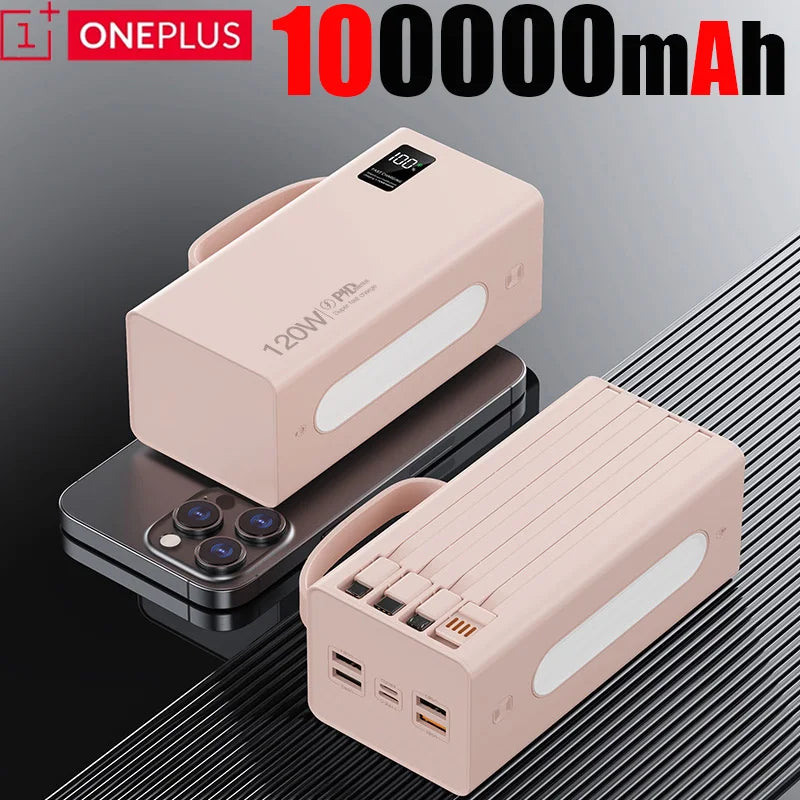 ONEPLUS 500000mAh 120W Power Bank
