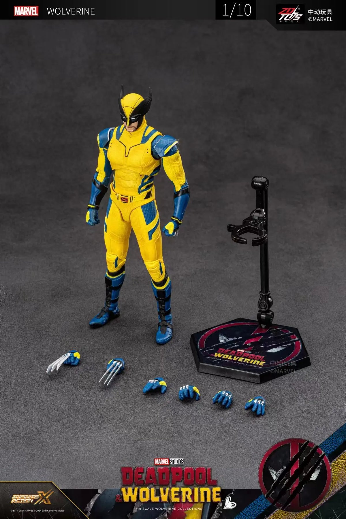 Deadpool Wolverine Thor Action Figures