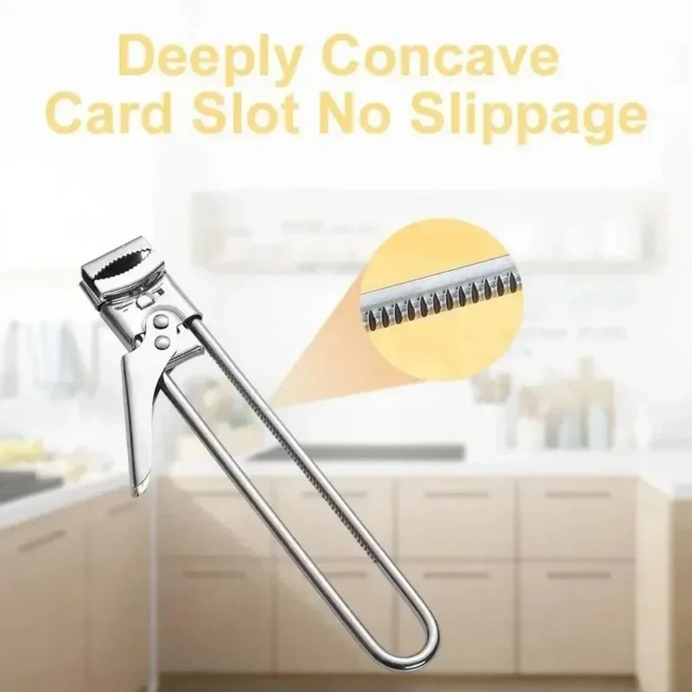 1/2Pcs Heavy Duty Stainless Steel Adjustable Multi Function Labor Saving Bottle Jar Can Opener Easy Grip Kitchen Tool Accessorie