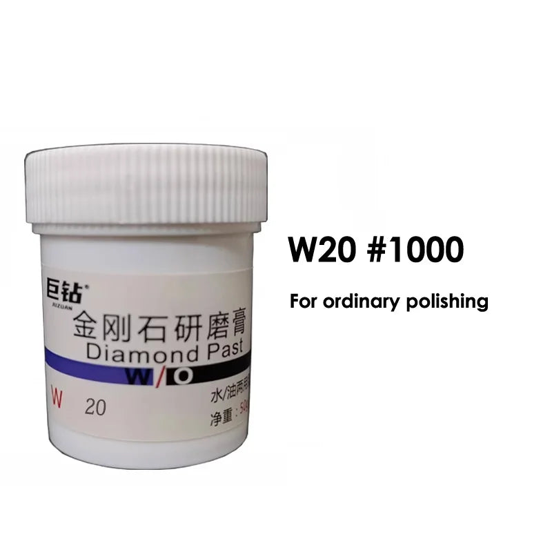 50g W0.18-60 Diamond Paste Compound Mold Die Mirror Polishing Lapping Syringes Micron Glass Jade Jewelry Metal Buffing Grinding