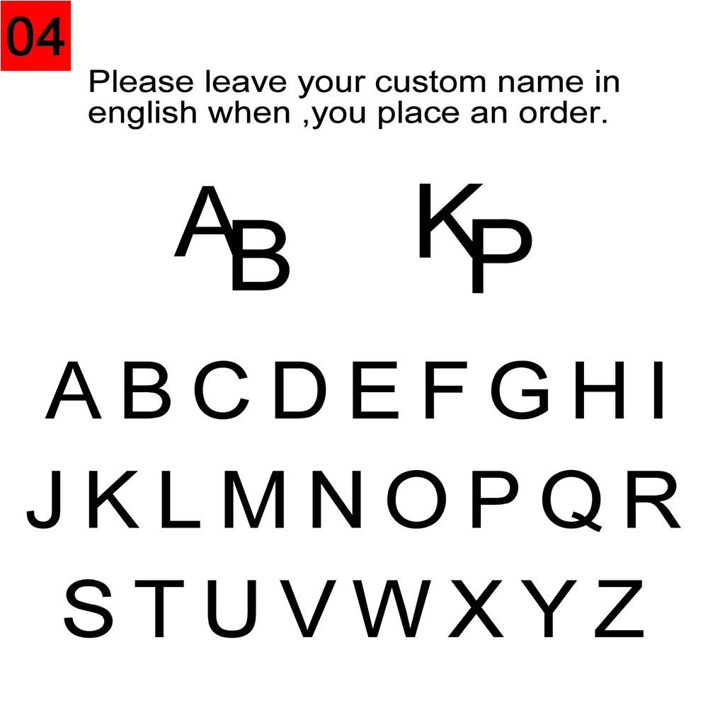 How to purchase custom cufflinks?  Choose your preferred font and color, and note the letters you want to customizethanks！