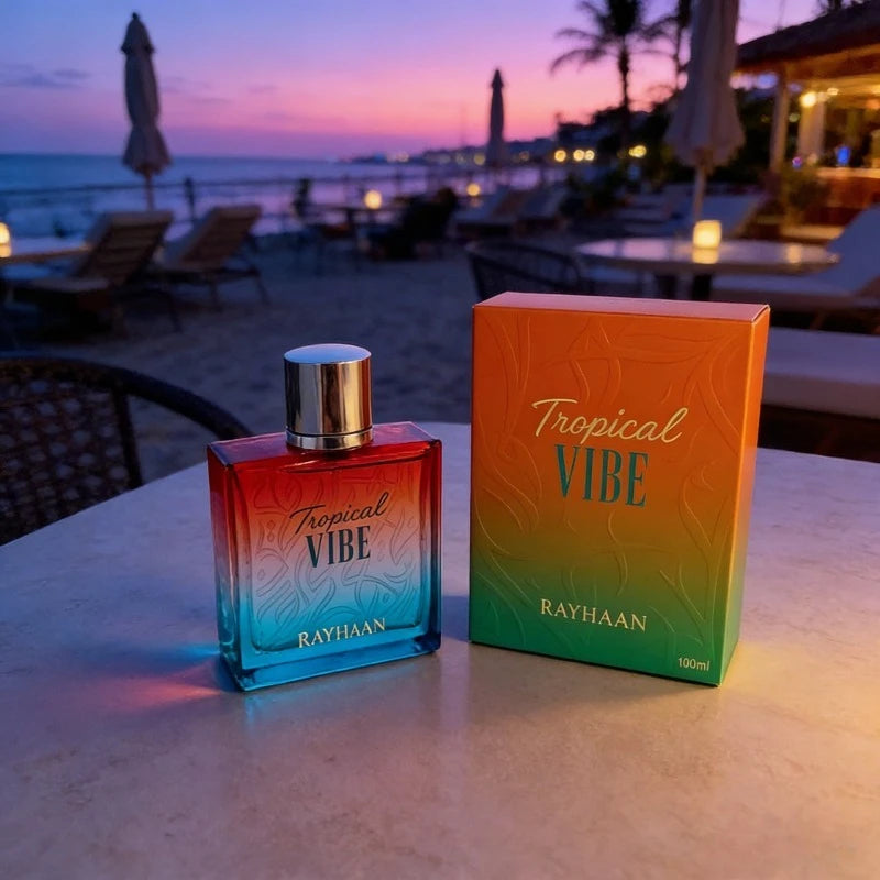 Unisex Perfume Eau De Parfum Tropical Sweet Fresh Smooth Elegant Warm Long Lasting Refined Modern Spray Fragrance 100ml