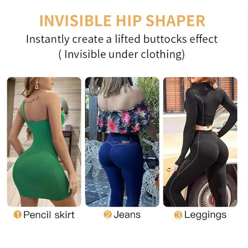 Body Shaper Hip Enhancer Butt Lifter High Waist Trainer Hip Pads Padded Underwear Tummy Control Panties Fajas Colombianas Girdle