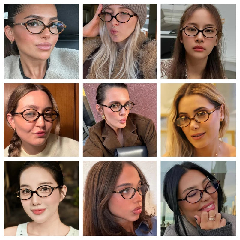 KANSEPT Women's Eyeglass Frame Optical Lenses Grade Glasses Prescription for Eyepieces in Trend Anti-Glare Lenses and Blue Light